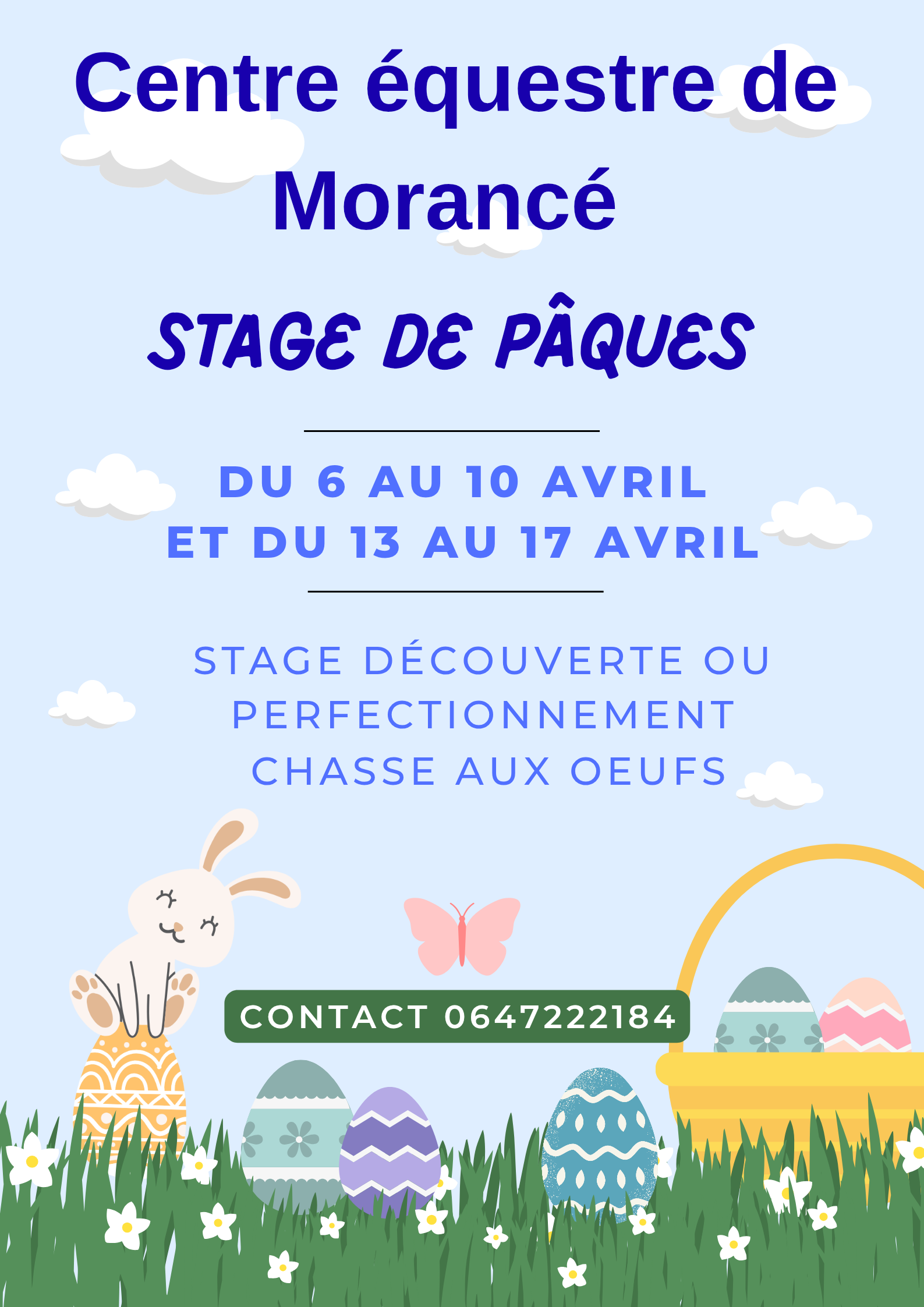 Stage de Pâques